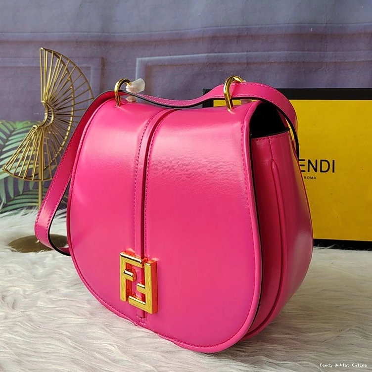 Affordable Rose Calf Medium C'mon Bag In Leather Fendi 0718